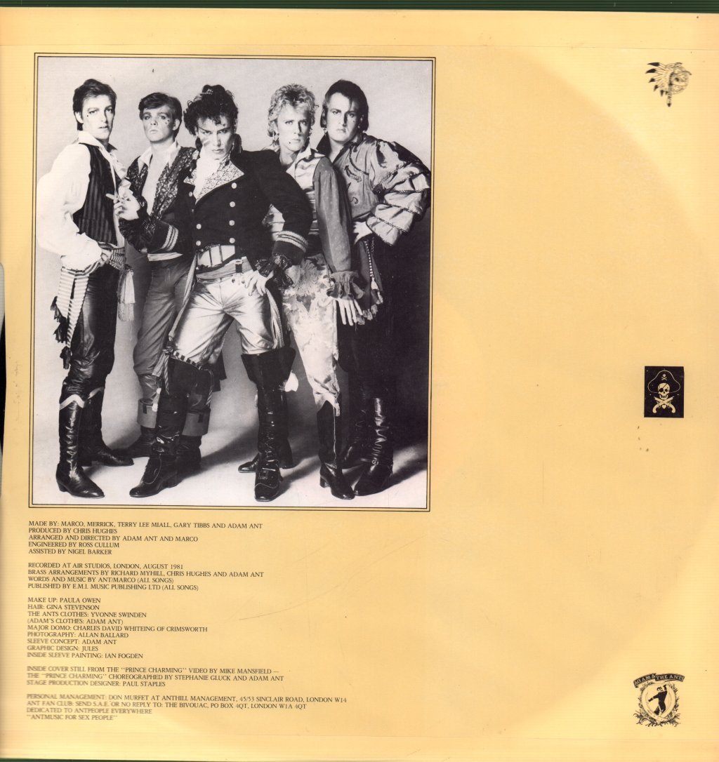 Adam And The Ants - Prince Charming - Lp