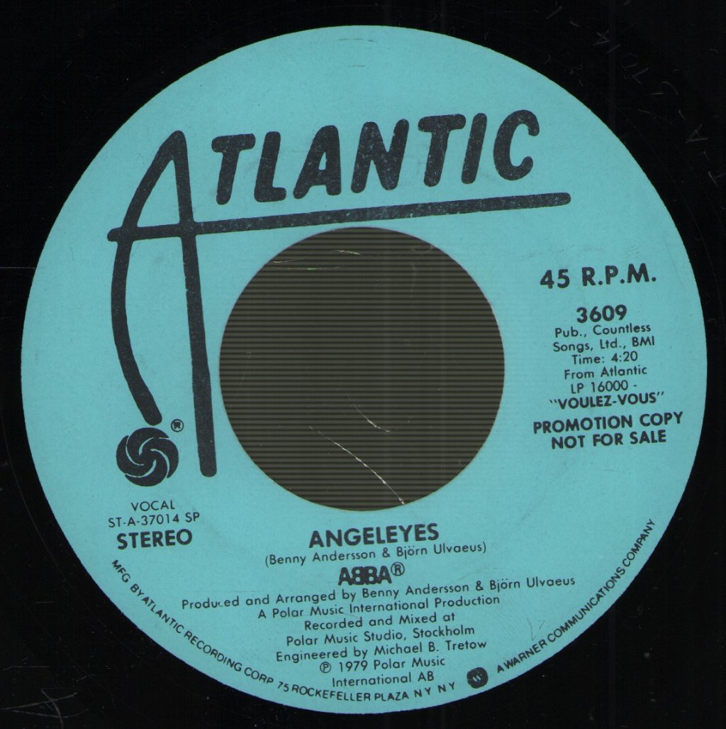 ABBA - Angeleyes - 7 Inch