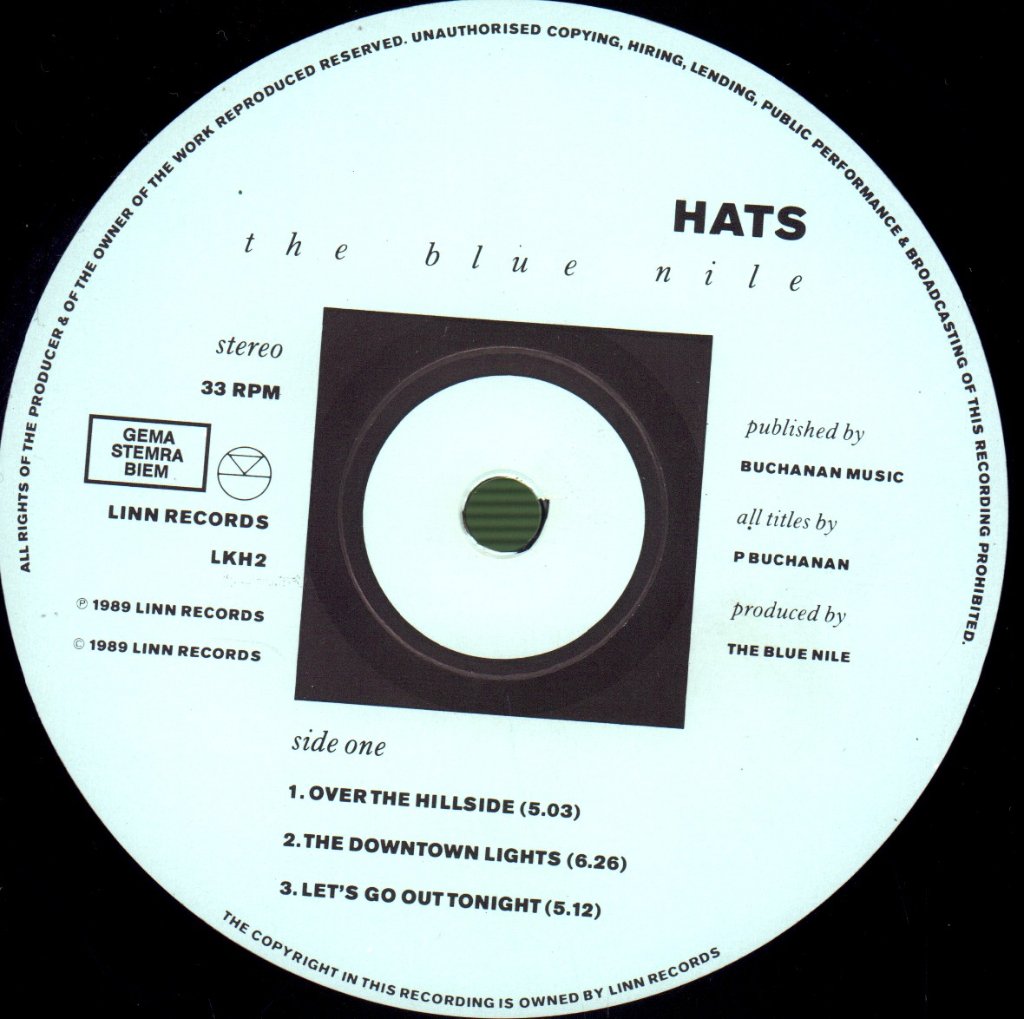 Blue Nile - Hats - Lp