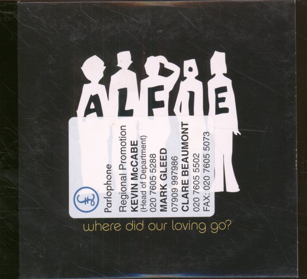 Alfie - Where Did Our Loving Go? - Cd