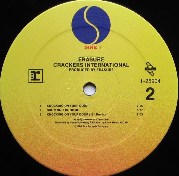 Erasure - Crackers International - 12 Inch