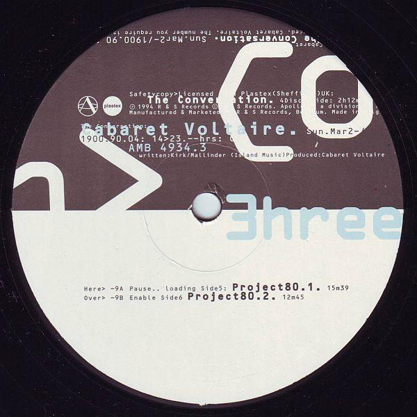 Cabaret Voltaire - Conversation - Lp Set