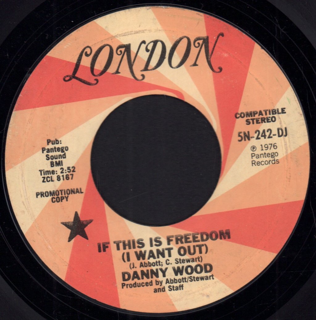 Danny Wood - If This Is Freedom - 7 Inch