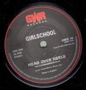 Girlschool - Head Over Heels - 7 Inch