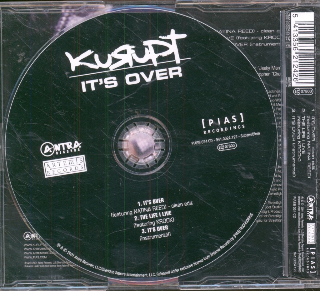 Kurupt - It's Over - Cd