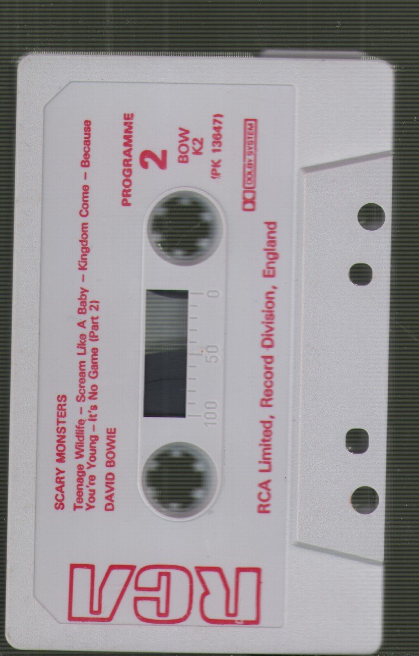 David Bowie - Scary Monsters - Cassette