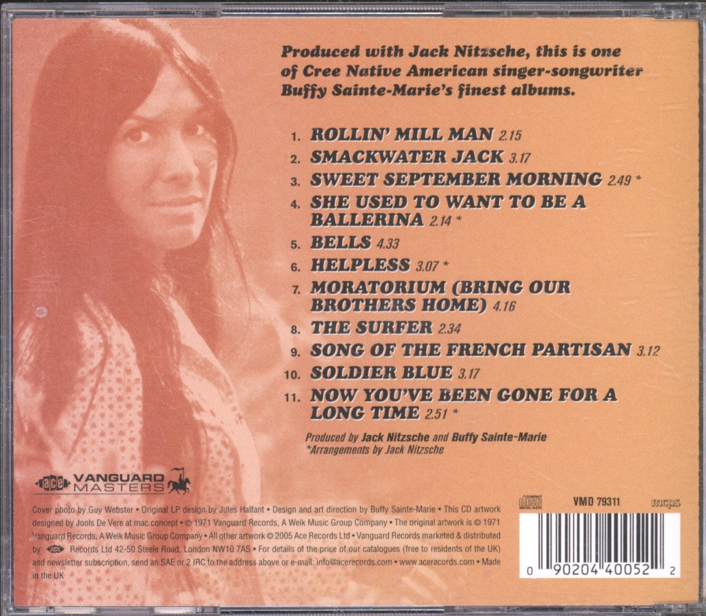 Buffy Sainte-Marie - She Used To Wanna Be A Ballerina - Cd