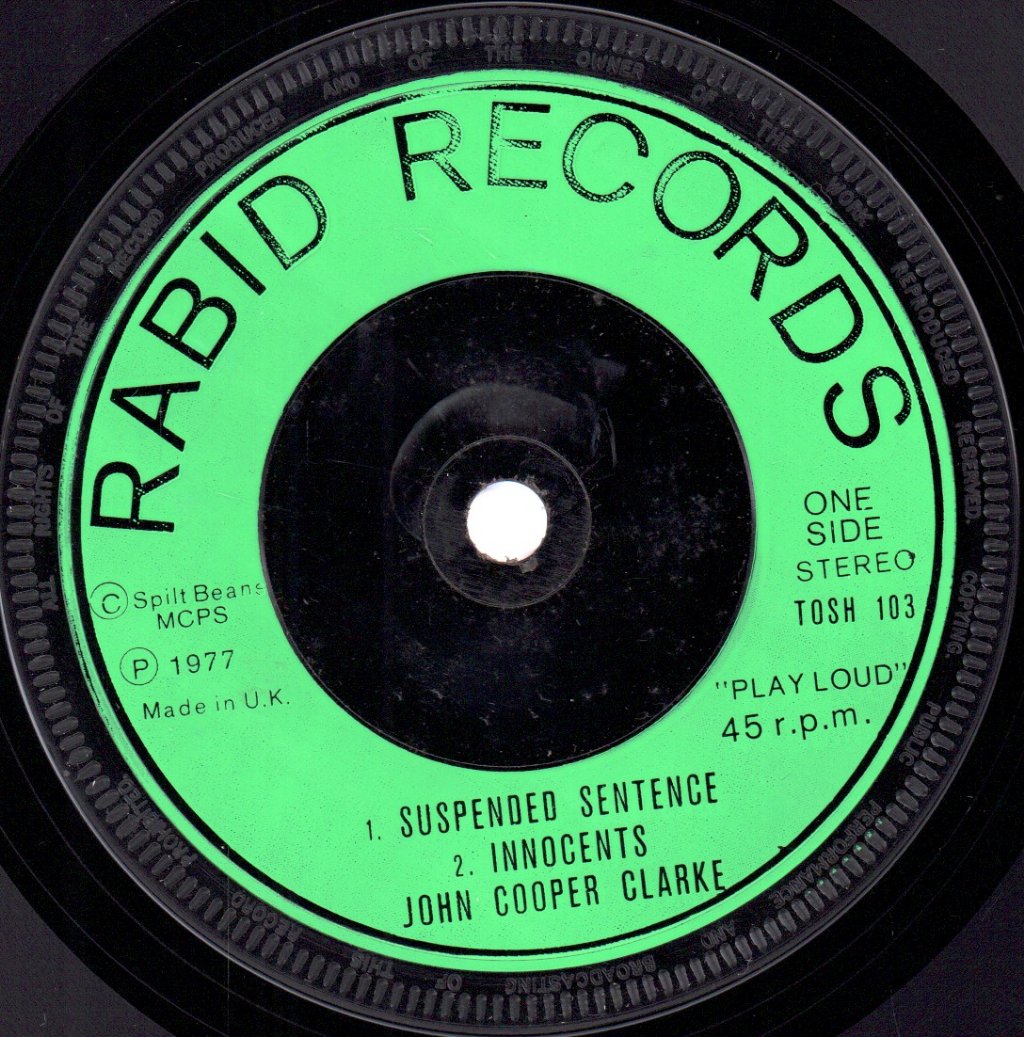 John Cooper Clarke - Innocents Ep - 7 Inch