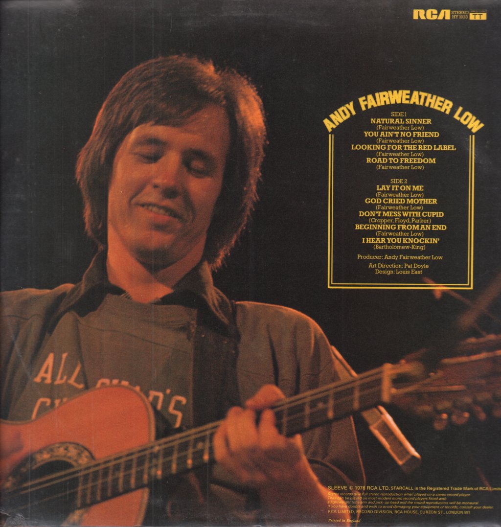 Andy Fairweather Low - Andy Fairweather Low - Lp