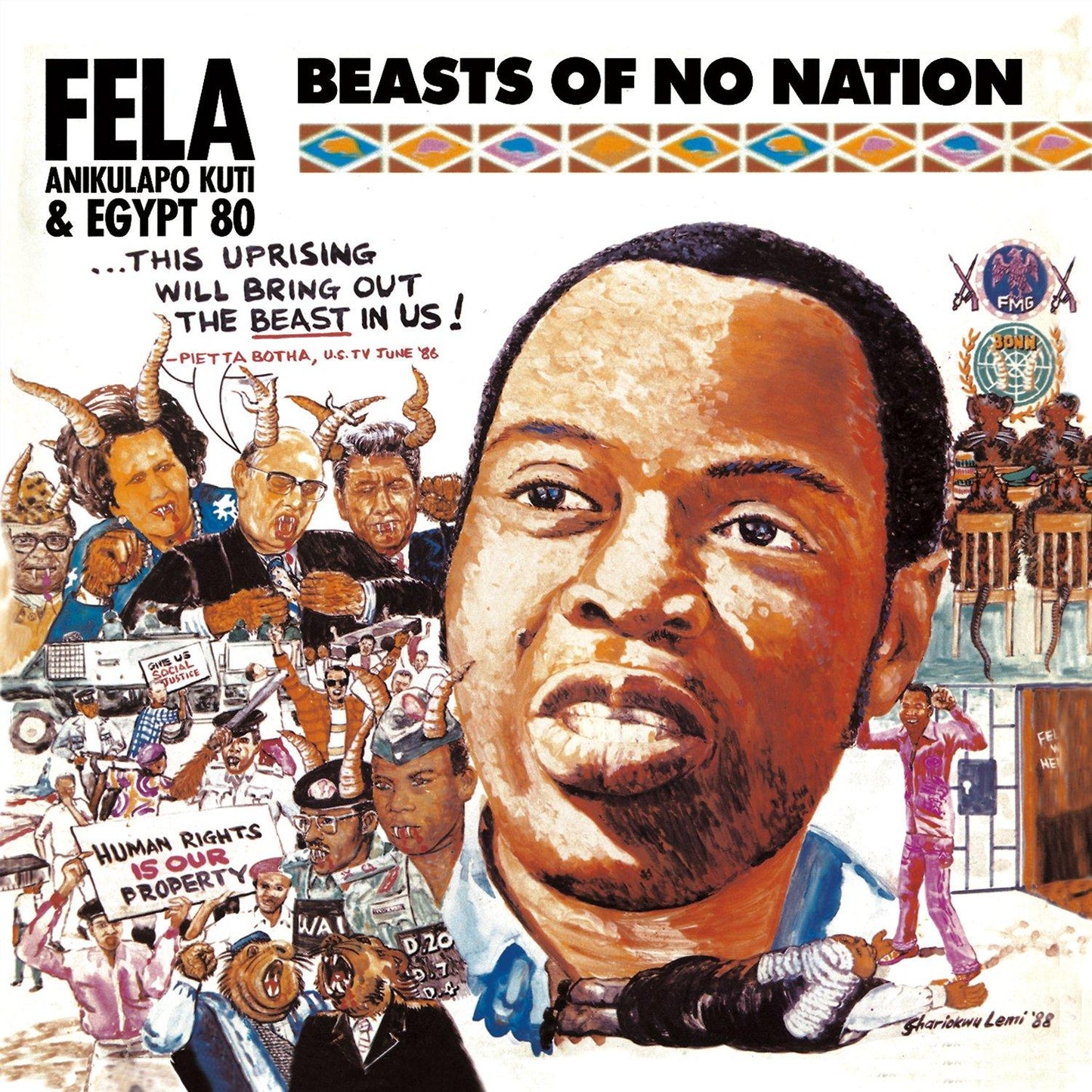 Fela Kuti & Egypt 80 - Beasts of No Nation - Lp