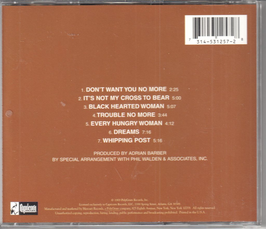 Allman Brothers Band - Allman Brothers Band - Cd