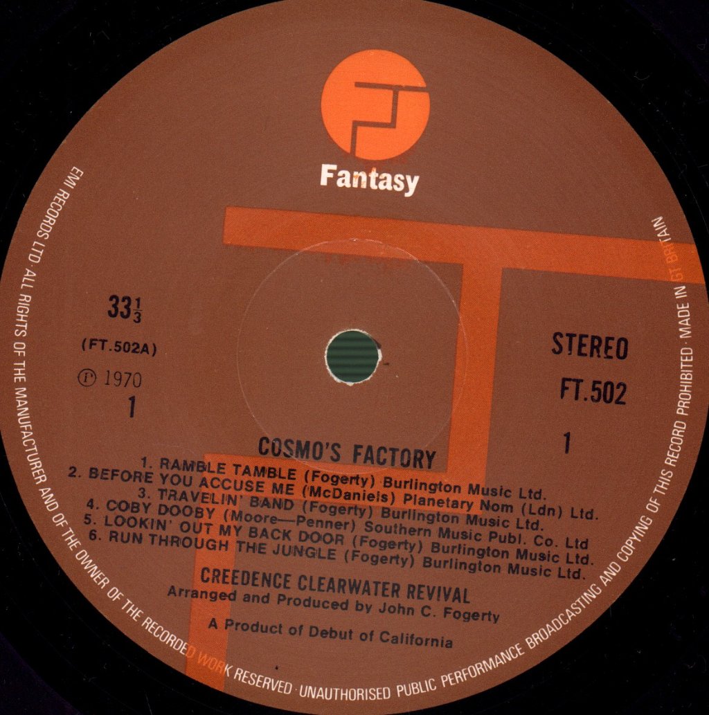 Creedence Clearwater Revival - Cosmo's Factory - Lp