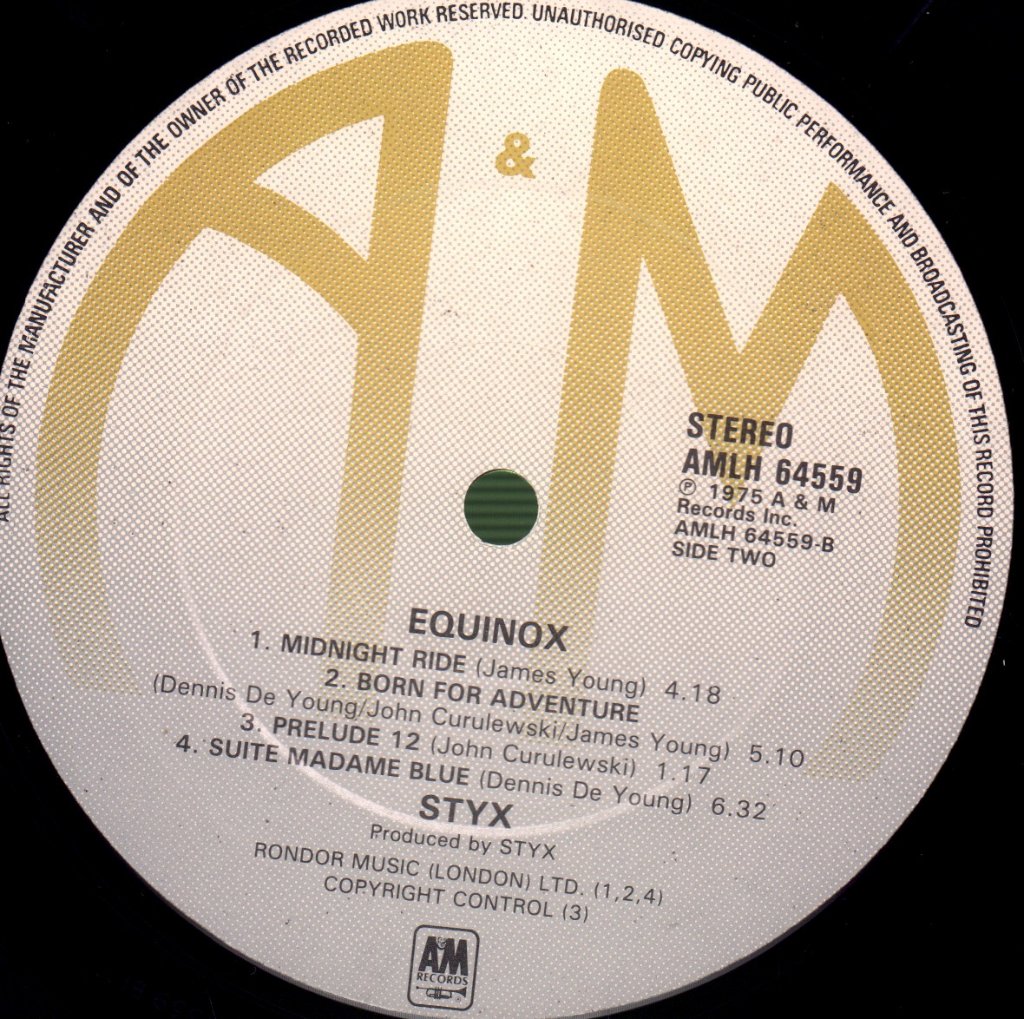 Styx - Equinox - Lp