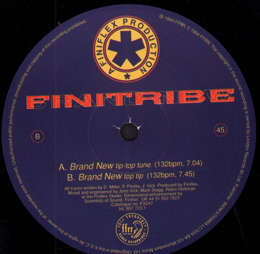 Fini Tribe - Brand New - 12 Inch