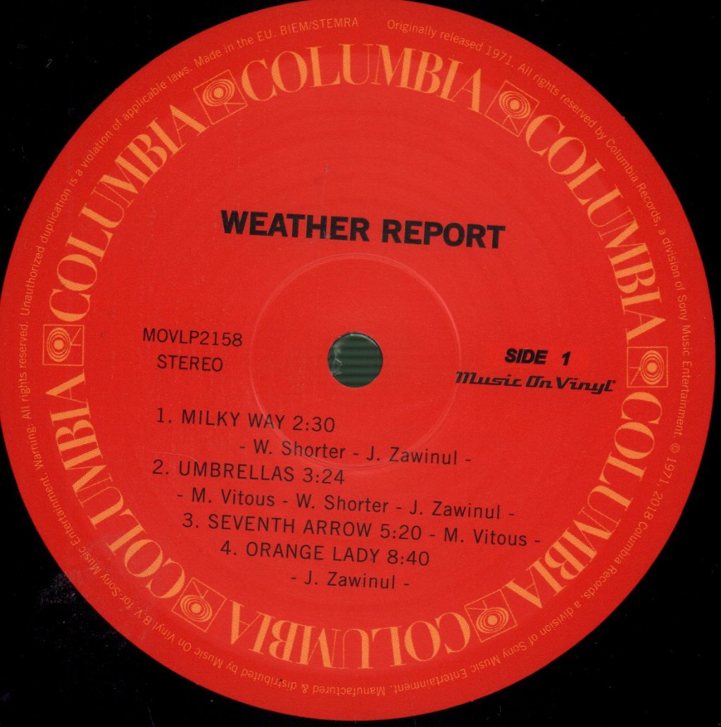 Weather Report - Weather Report - Lp