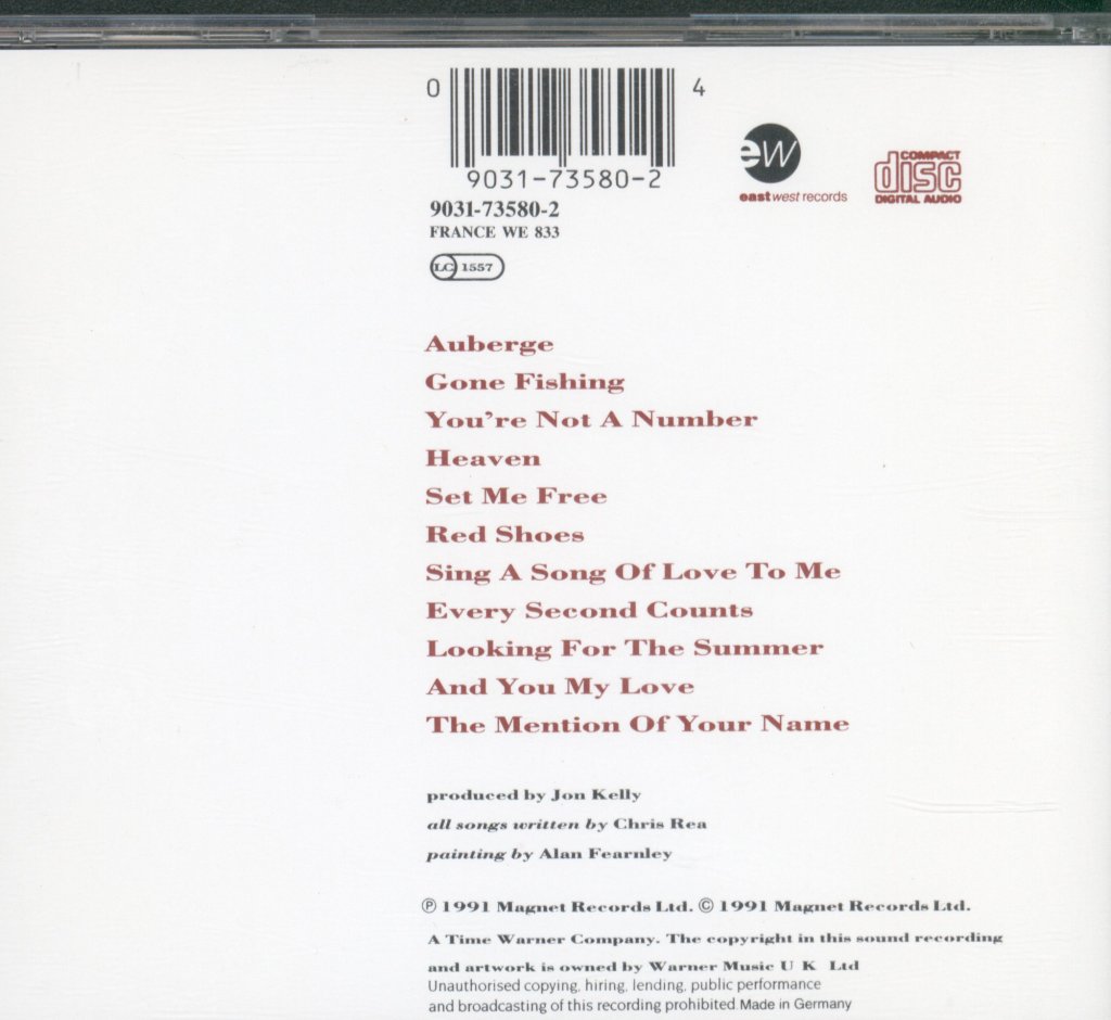 Chris Rea - Auberge - Cd