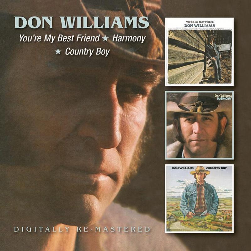 Don Williams - You're My Best Friend / Harmony / Country Boy - Double Cd