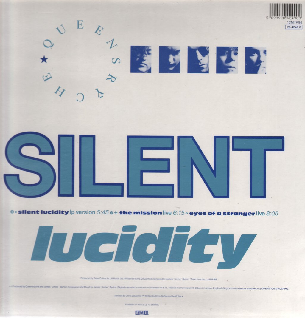 Queensryche - Silent Lucidity - 12 Inch