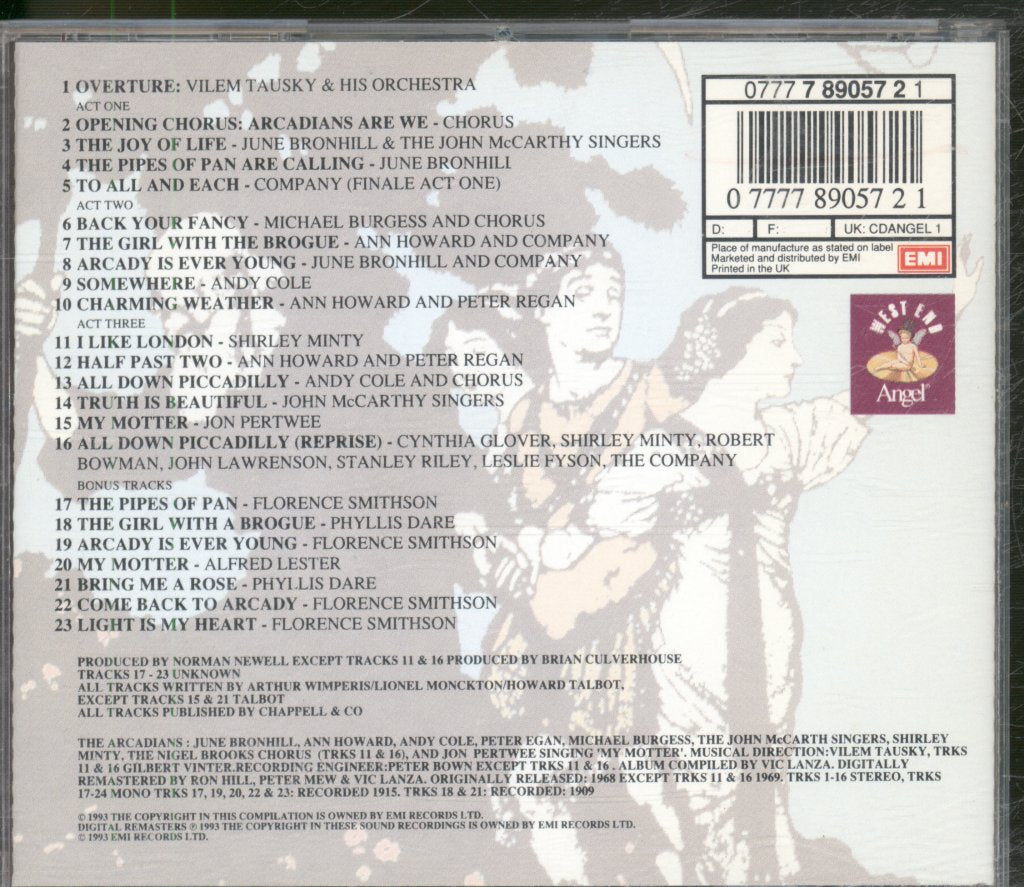 Various Artists - Arcadians - Cd