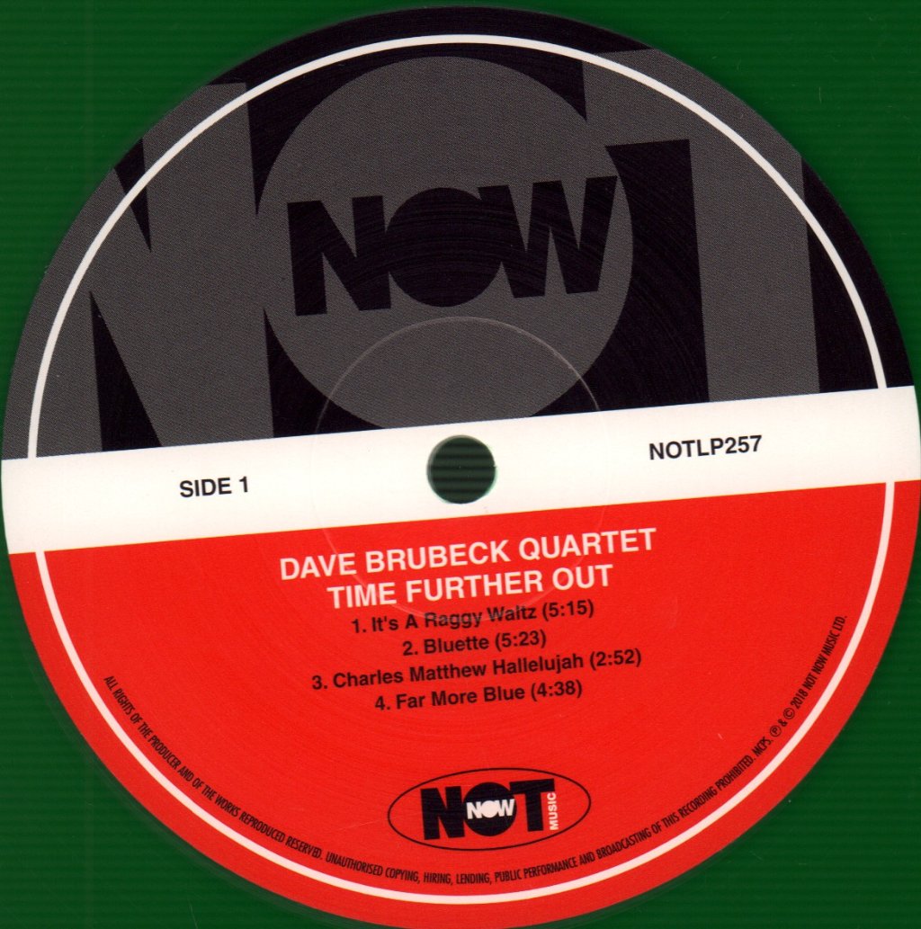 Dave Brubeck Quartet - Time Further Out - Lp