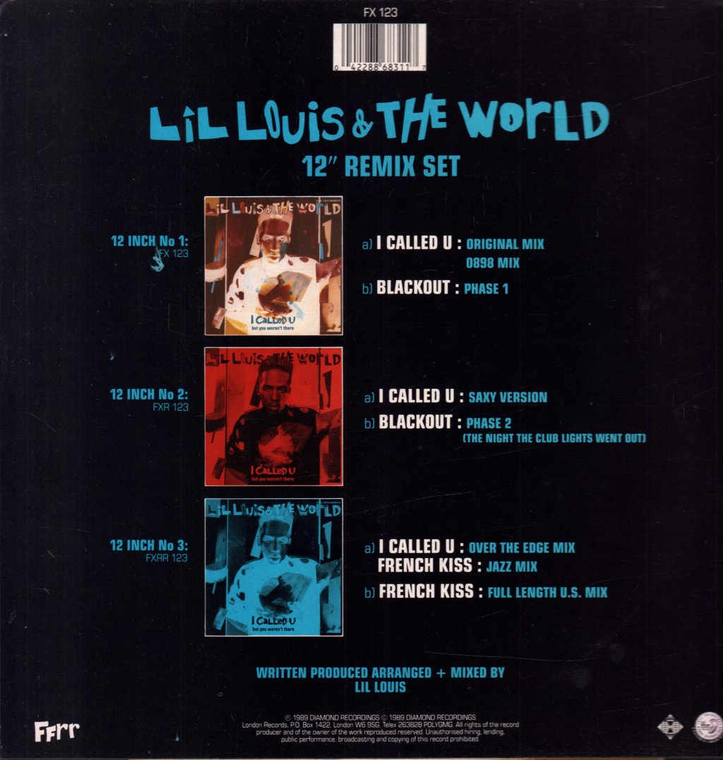 Lil Louis And The World - I Called U - 12 Inch