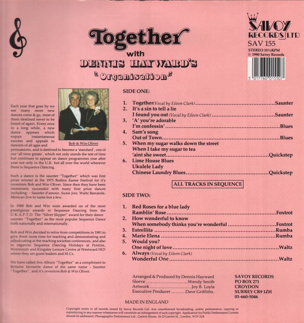 Dennis Hayward's Organisation - Together - Lp