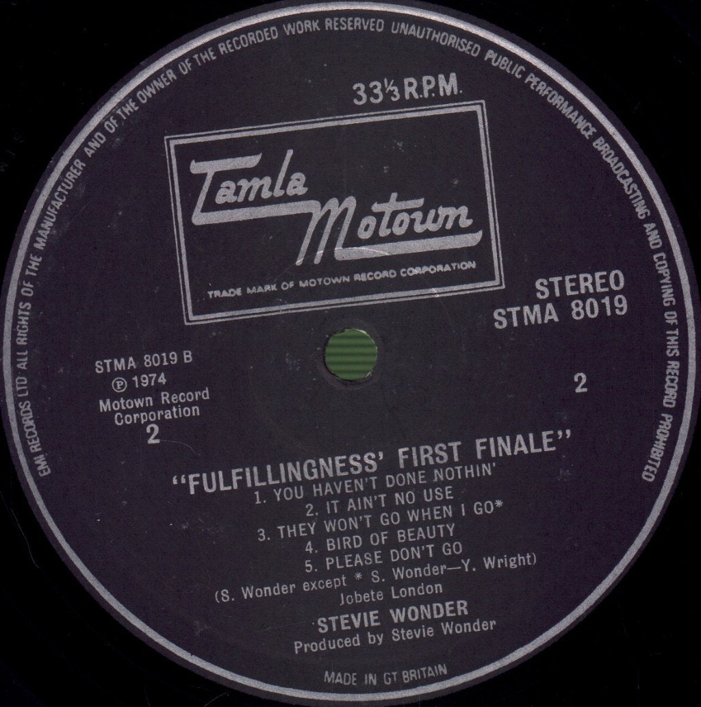 Stevie Wonder - Fulfillingness First Finale - Lp