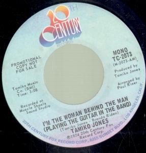 Tamiko Jones - I'm The Woman Behind The Man - 7 Inch