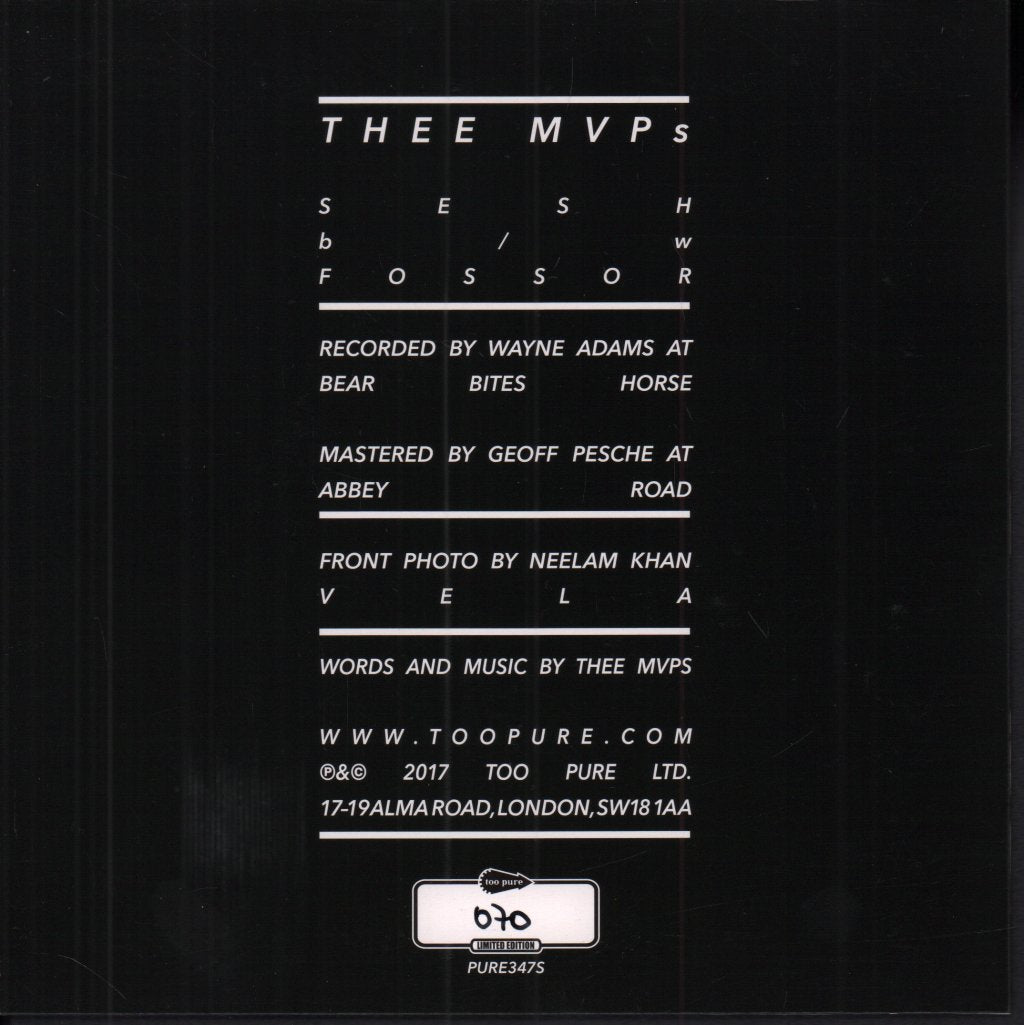 Thee MVPS - Sesh - 7 Inch