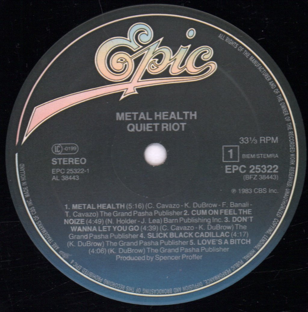 Quiet Riot - Metal Health - Lp