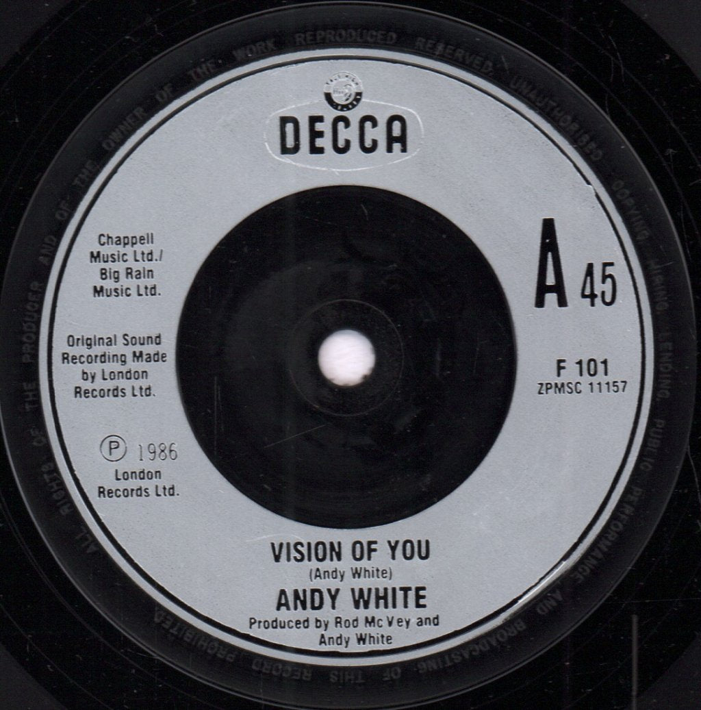 Andy White - Vision Of You - 7 Inch