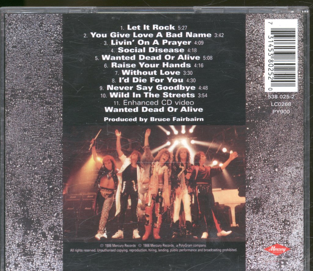 Bon Jovi - Slippery When Wet - Cd
