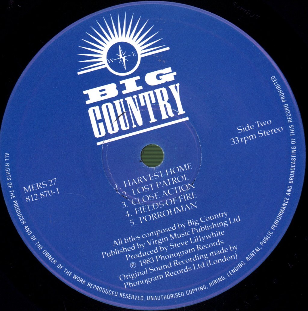Big Country - Crossing - Lp