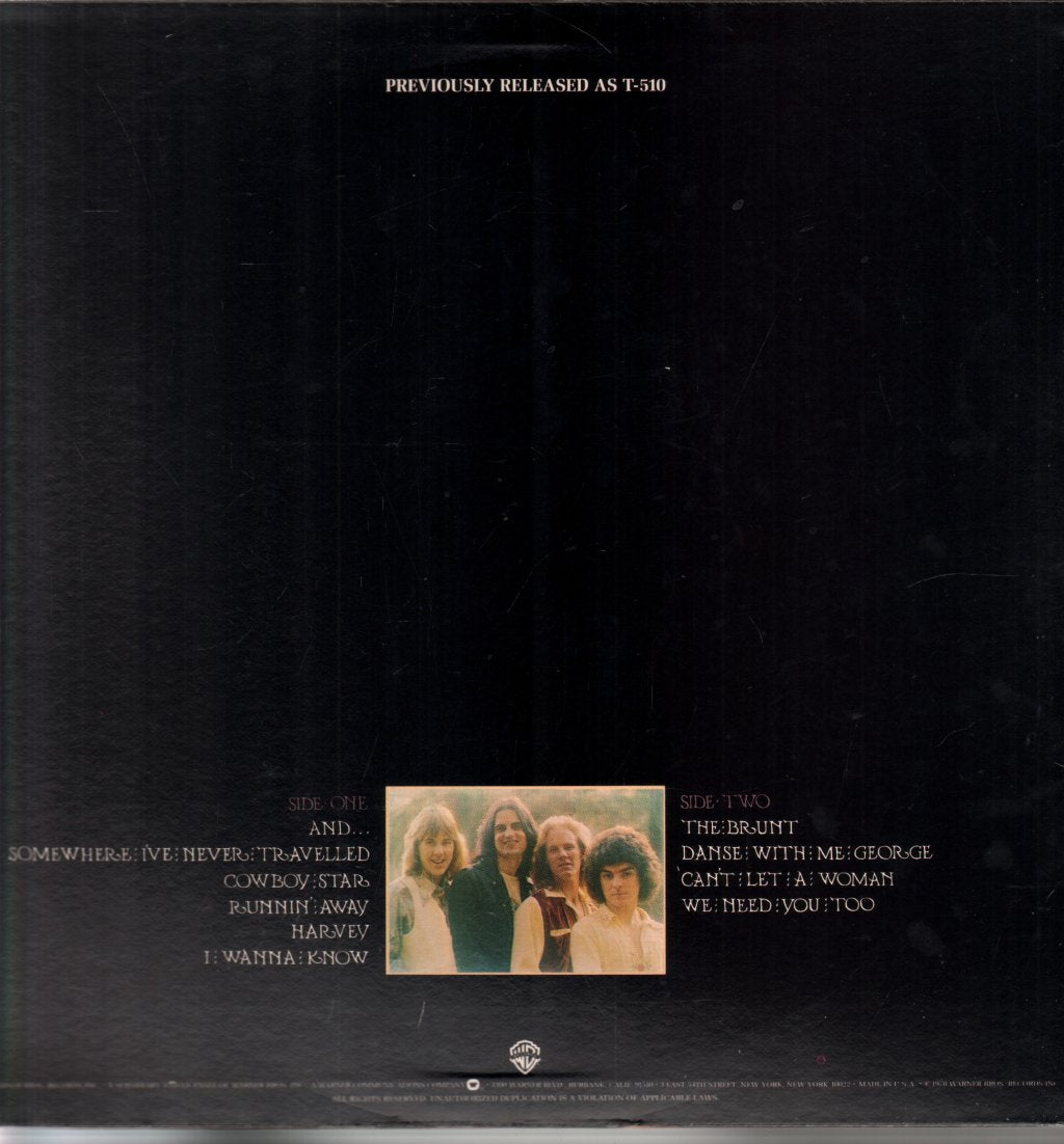 Ambrosia - Somewhere I've Never Travelled - Lp
