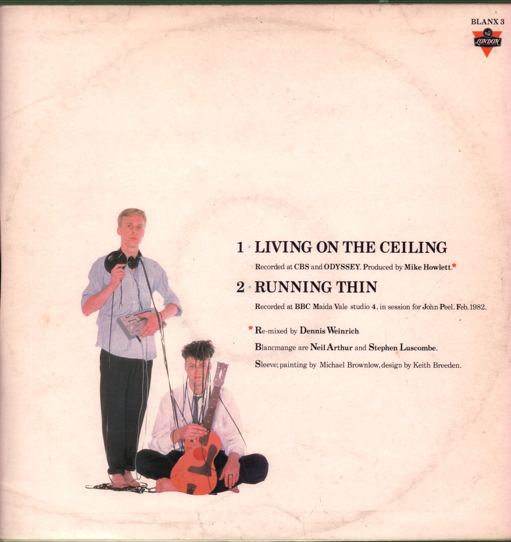 Blancmange - Living On The Ceiling - 12 Inch