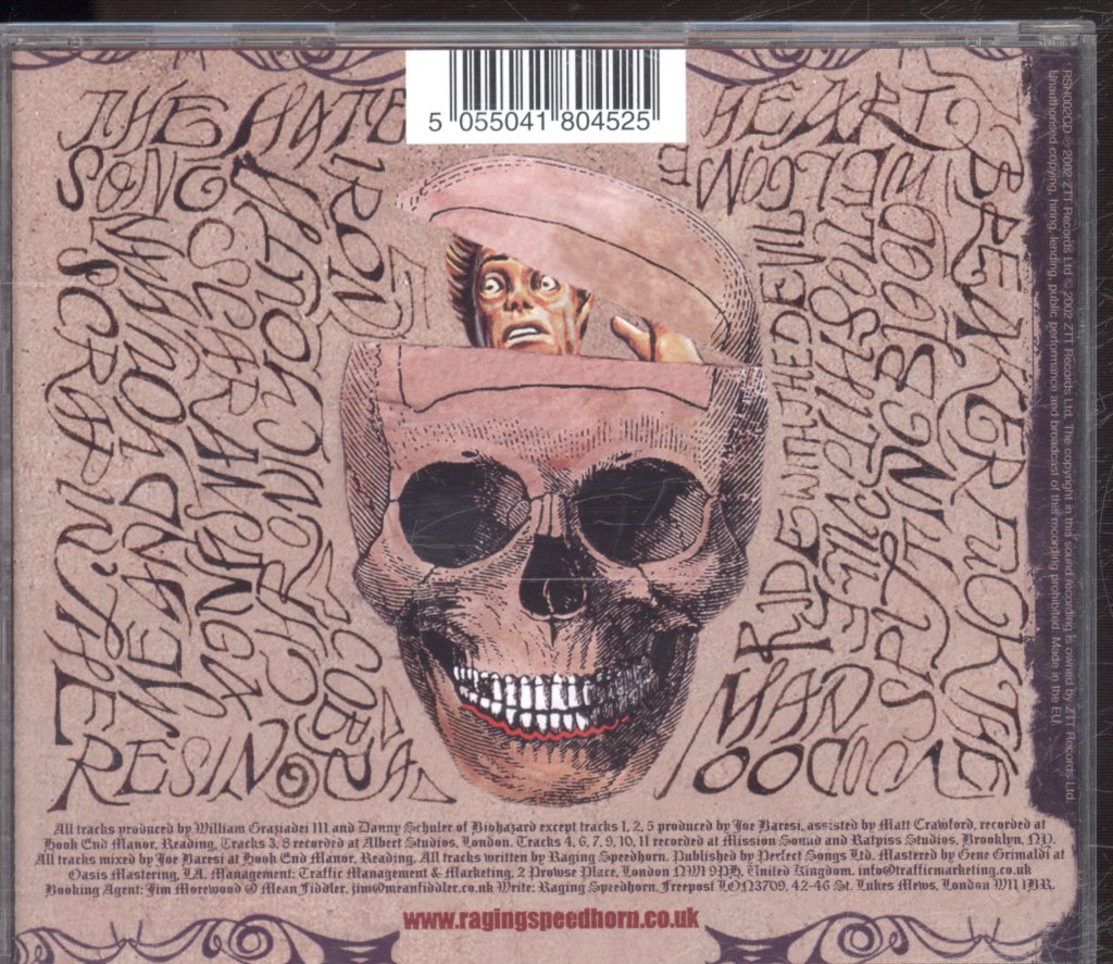 Raging Speedhorn - We Will Be Dead Tomorrow - Cd