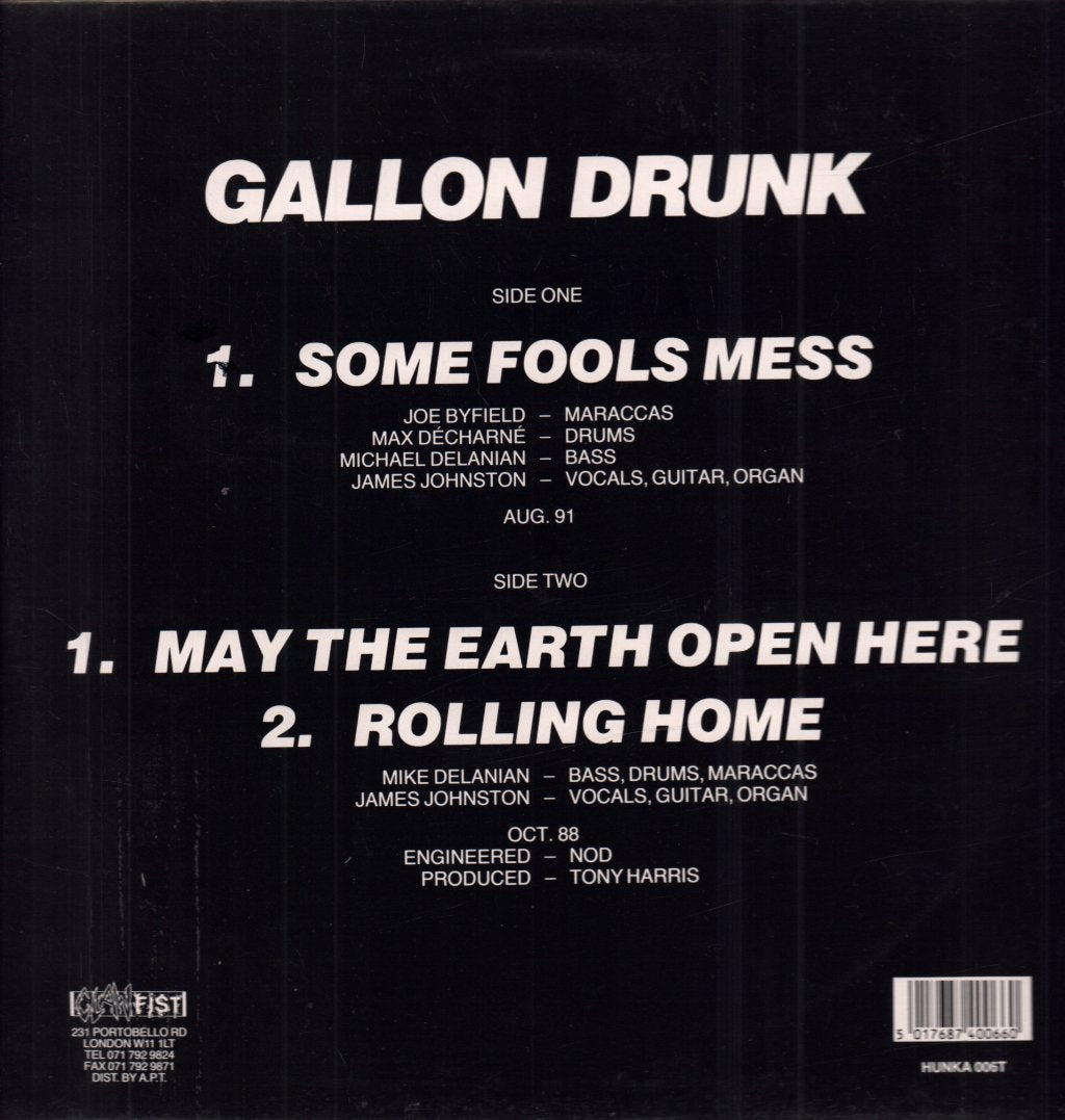 Gallon Drunk - Some Fools Mess - 12 Inch