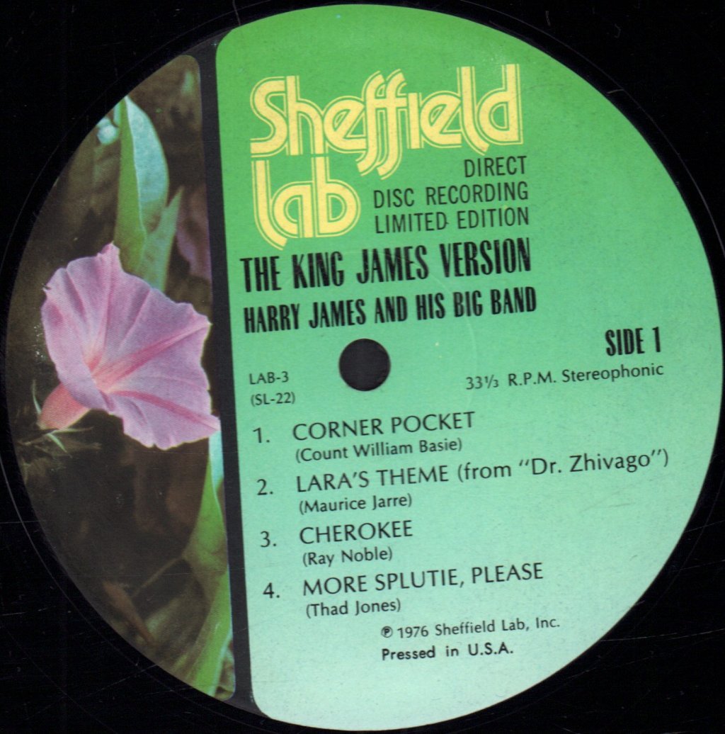 Harry James And His Big Band - King James Version - Lp