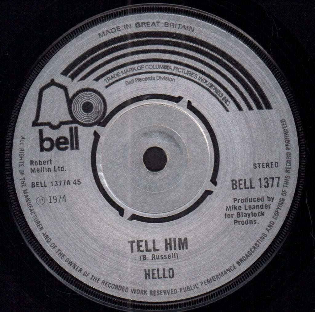 Hello - Tell Him - 7 Inch
