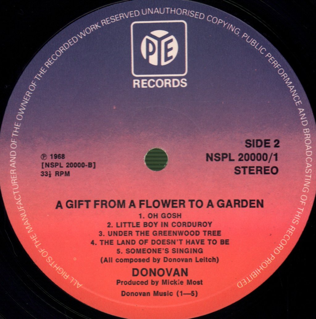 Donovan - A Gift From A Flower To A Garden - Double Lp