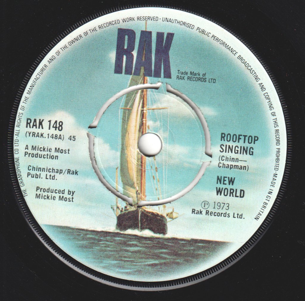 New World - Rooftop Singing - 7 Inch