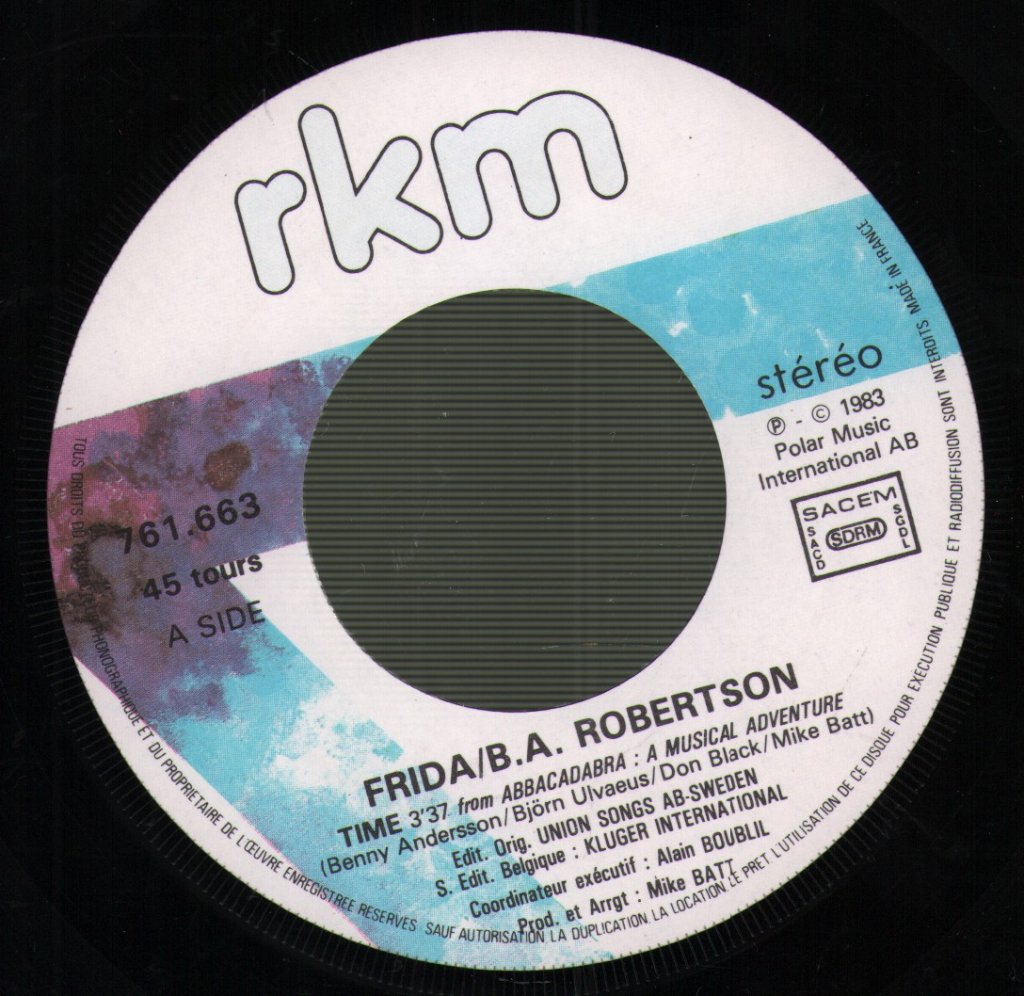 B. A. Robertson - Time - 7 Inch