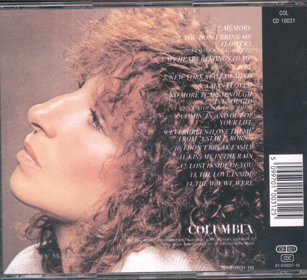 Barbra Streisand - Love Songs - Cd