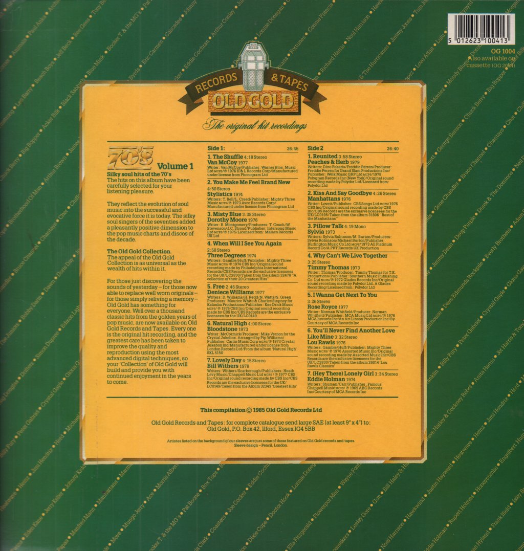 Various Artists - 70'S Volume 1 - Lp