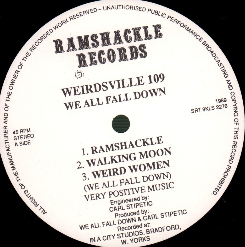 We All Fall Down - Weirdsville 109 - 12 Inch