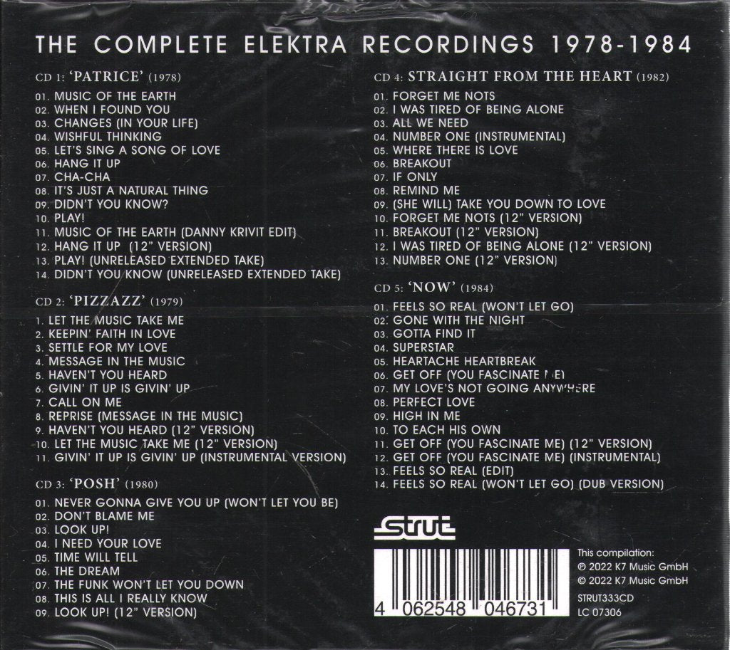 Patrice Rushen - Feels So Real (The Complete Elektra Recordings 1978-1984) - Cd Set