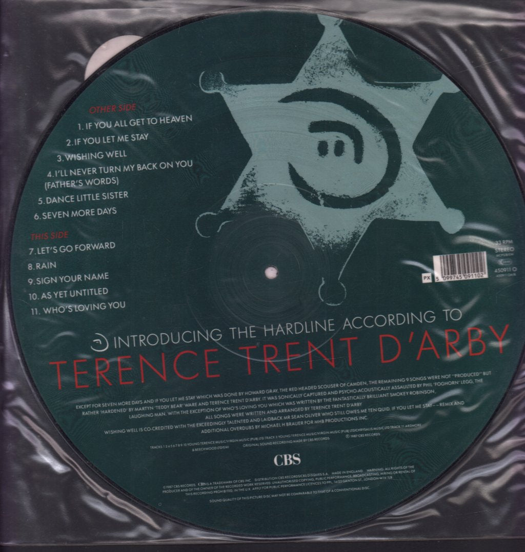 Terence Trent D'Arby - Introducing The Hardline According To - Lp