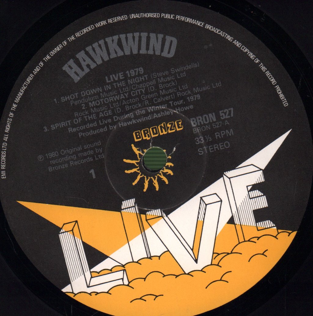 Hawkwind - Live Seventy Nine - Lp