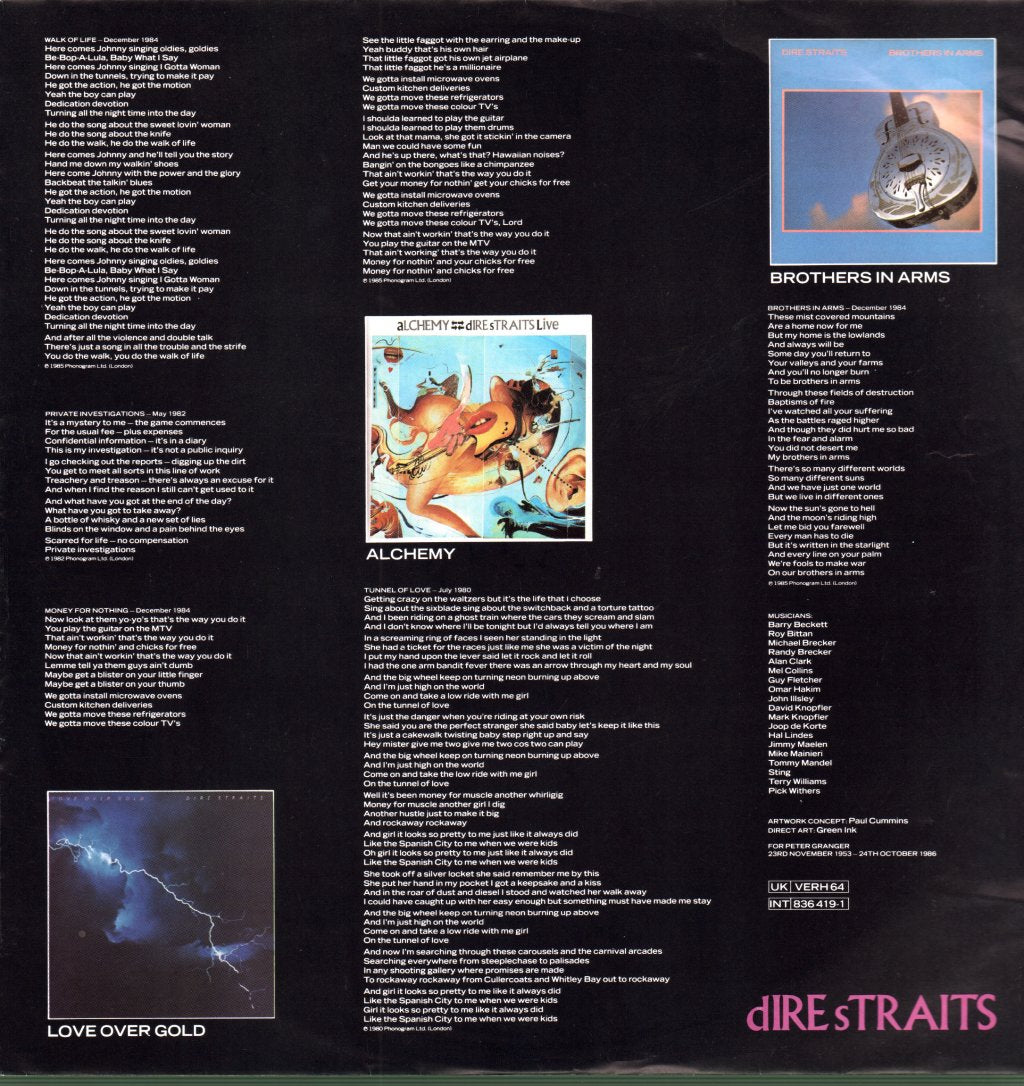 Dire Straits - Money For Nothing - Lp