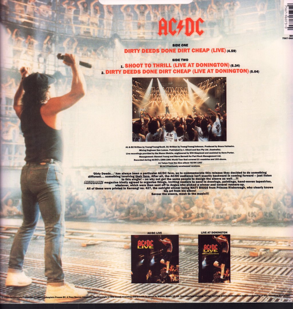 AC/DC - Dirty Deeds Done Dirt Cheap - 12 Inch – Vinyl Tap